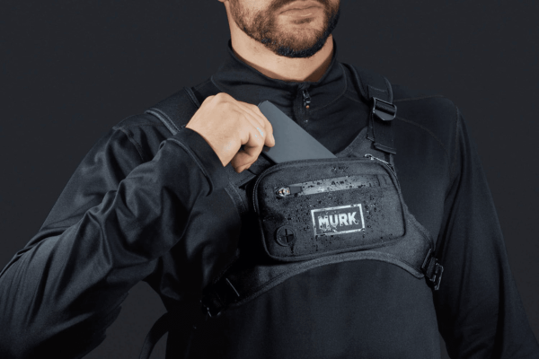 Water Resistant Chest Pack - Running Vest for Workouts, Running Phone Holder Extra Storage, Lightweight Running Pack - Image 6