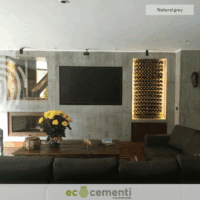 Microcement Continuous Coating for Walls and Floors - Versatile, Durable, and Elegant Surface for Home and Office Renovations (Gris Natural Gray, 11.02 Lb) - Image 4