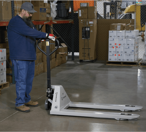 Pallet Jack Fork Pallet Truck - 63.5In L X 27In W (5500LB Capacity) - Image 9