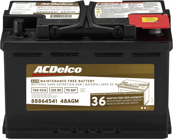 Gold 48AGM (88864541) 36 Month Warranty AGM BCI Group 48 Battery