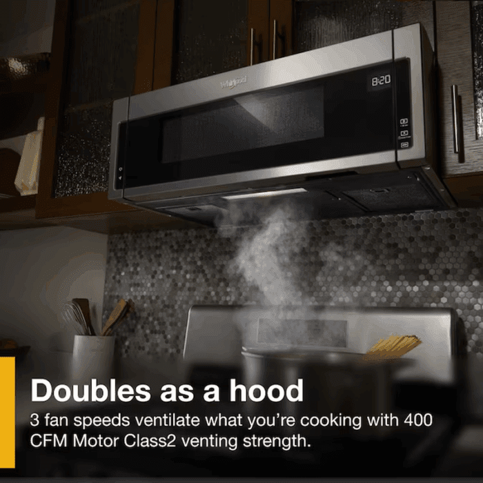 1.1-Cu Ft Low Profile 30-In Over-The-Range Microwave ( Stainless Steel ) - Image 9