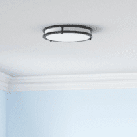 12 Inch Flush Mount Ceiling Lights, 36W 3200LM Black Dimmable Light Fixtures Ceiling Mount, 3000K-5000K Selectable Modern Kitchen Light Fixtures for Stairwell, Balcony, Corridor, Laundry (2-Pack) - Image 2