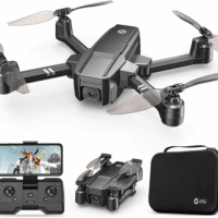 HS440 Foldable FPV Drone with 1080P Wifi Camera for Adult Beginners and Kids; Voice Gesture Control RC Quadcopter with Modular Battery for Long Flight Time, Auto Hover, Carrying Case
