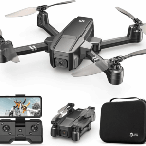 HS440 Foldable FPV Drone with 1080P Wifi Camera for Adult Beginners and Kids; Voice Gesture Control RC Quadcopter with Modular Battery for Long Flight Time, Auto Hover, Carrying Case