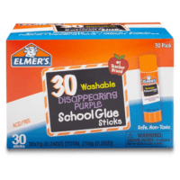 Disappearing Purple School Glue Sticks, Child-Friendly, Acid-Free and Washable - 7 Grams, Pack of 30 - Image 5