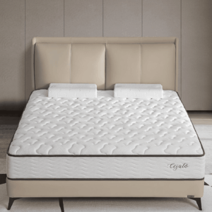 Full Size Mattress,10 Inch Hybrid Full Mattress in a Box with Memory Foam & Individual Pocket Spring for Pain Relief,Medium Firm White Mattresses,Certipur-Us Certified.