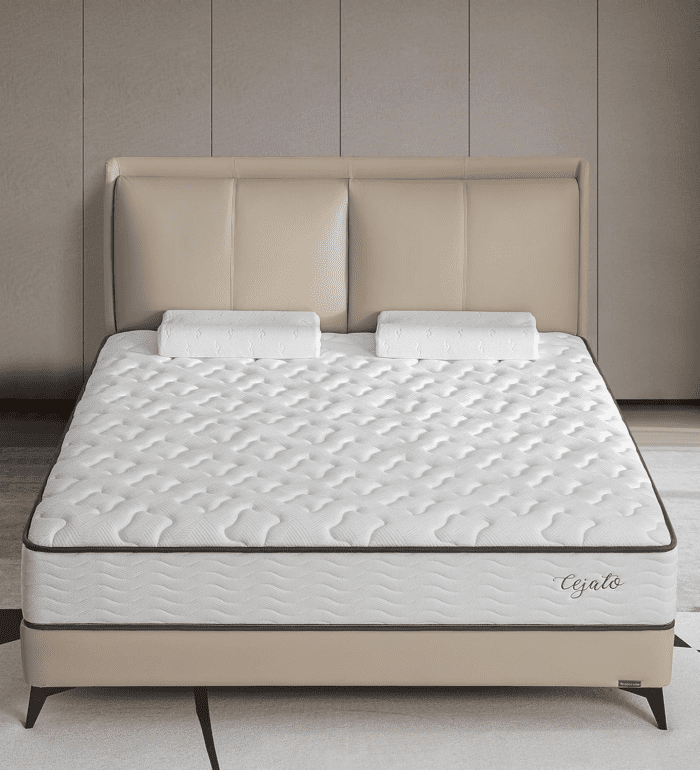 Full Size Mattress,10 Inch Hybrid Full Mattress in a Box with Memory Foam & Individual Pocket Spring for Pain Relief,Medium Firm White Mattresses,Certipur-Us Certified.