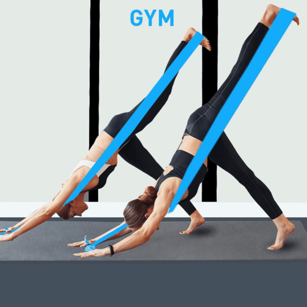 Resistance Bands,Professional Long Non-Latex Elastic Stretch Bands,Exercise Bands for Physical Therapy, Yoga, Pilates, Rehab, At-Home or the Gym Workouts, Strength Training - Image 8