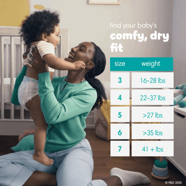 Diapers - Swaddlers 360 - Size 3, 70 Count, for up to 100% Leakproof Premium Skin Protection - Image 6