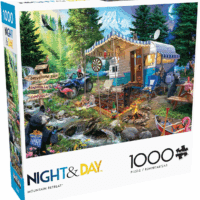 - Jeff Haynie - Mountain Retreat - 1000 Piece Jigsaw Puzzle for Adults - Challenging Puzzle Perfect for Game Nights - Finished Puzzle Size Is 26.75 X 19.75 - Image 3