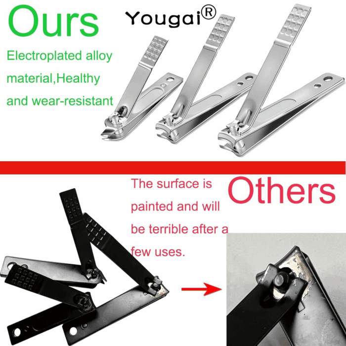 Nail Clippers Set Fingernail and Toenail Clipper Cutters, Manicure Pedicure Kit 18 Pieces Stainless Steel Professional Grooming Kits, Nail Care Tools with Luxurious Travel Case - Image 6