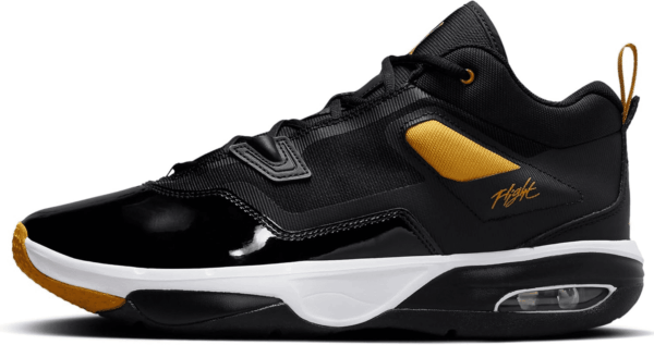 Jordan Stay Loyal 3 Men'S Shoes (FB1396-071, Black/White/Yellow Ochre) Size 10.5