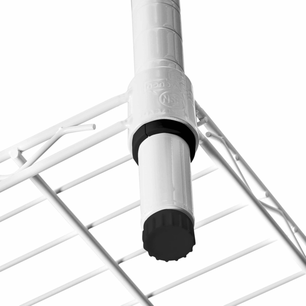 SHF-01573 5-Tier Adjustable Shelving System, 14-Inch by 36-Inch by 72-Inch, White - Image 7