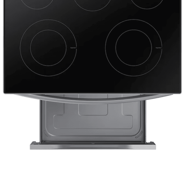 30-In Glass Top 5 Burners 6.3-Cu Ft Freestanding Electric Range ( Stainless Steel ) - Image 9