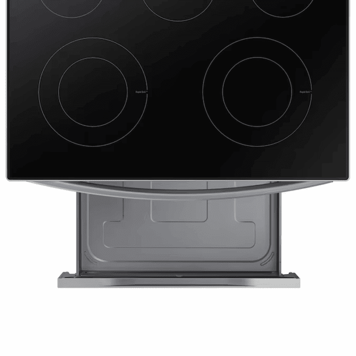 30-In Glass Top 5 Burners 6.3-Cu Ft Freestanding Electric Range ( Stainless Steel ) - Image 9