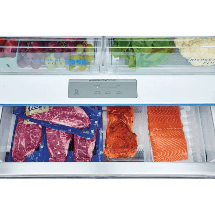 Gallery Standard-Depth 27.8-Cu Ft 3 -Door French Door Refrigerator with Dual Ice Maker with Water and Ice Dispenser ( Fingerprint Resistant Stainless Steel ) ENERGY STAR Certified - Image 6