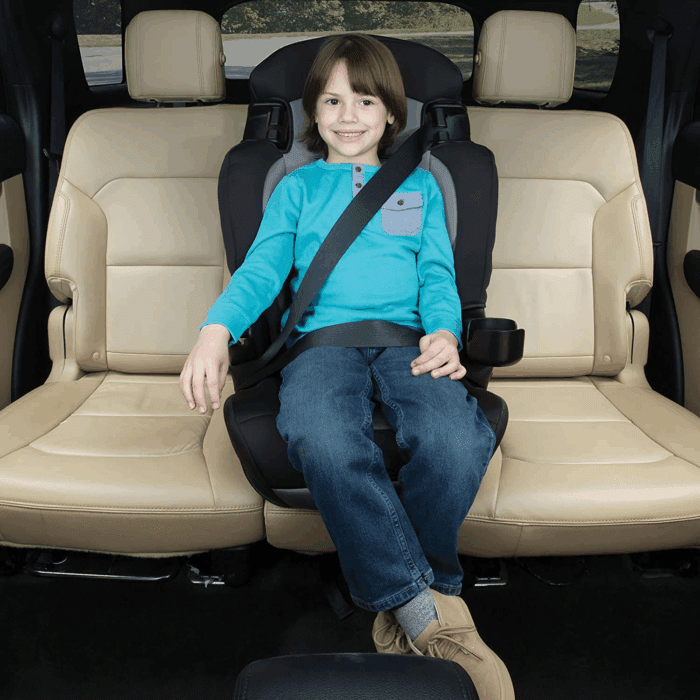 Kids Finale DX 2-In-1 Booster Car Seat, Forward Facing Toddler Car Seat (30-65 Lbs) and Belt Positioning High Back Booster Seat (40-100 Lbs), Rainbow - Image 6