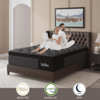 Full Mattress, 10 Inch Hybrid Mattresses Black with Gel Memory Foam and Individually Pocket Innerspring Medium Firm for Motion Isolation, Edge Support, 100 Night Trial - Image 8