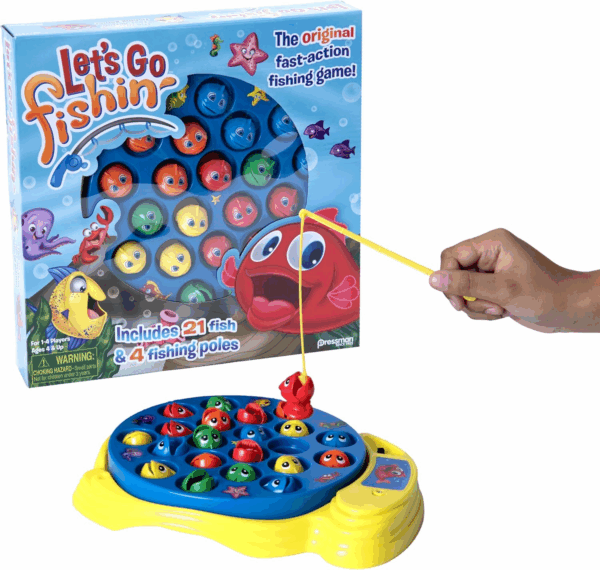 Let'S Go Fishin' Game by  - the Original Fast-Action Fishing Game!, 1-4 Players - Image 2