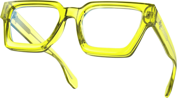Enhanced Version Rectangle Chic Preppy Look Blue Light Blocking Glasses for Women Men RIVER-LIGHTER