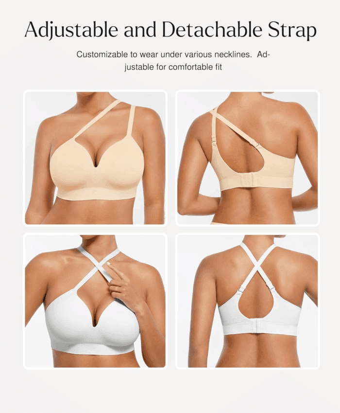 Bras for Women Support Push up Bralettes Full Coverage No Underwire Seamless Comfortable Everyday Bras - Image 6