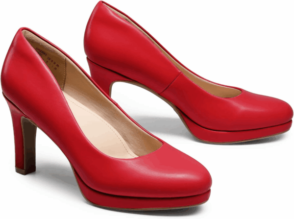 Women'S Pumps Close Toe Low Heels Platform Heels Comfortable Office Work Dress Shoes for Women - Image 4