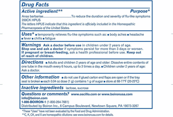 Oscillococcinum Homeopathic Medicine for Flu-Like Symptoms, White, 36 Count - Image 6