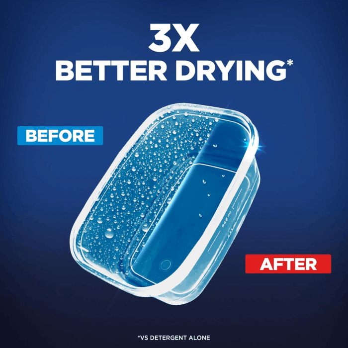 Jet-Dry Dishwasher Rinse Aid, Compatible with Dishwasher Detergent, Prevents Spots & Residues, Dries, Shine & Protects, 23 Oz, 225 Washes. - Image 7