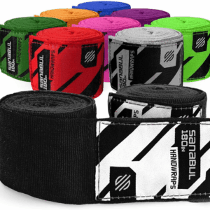 Elastic 180 Inch Boxing Hand Wraps for Boxing Gloves Muay Thai Kickboxing MMA Wraps for Men & Women