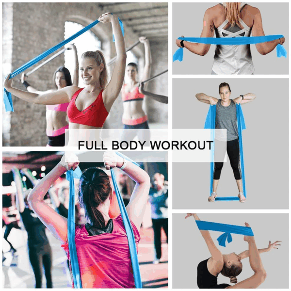 Resistance Bands,Professional Long Non-Latex Elastic Stretch Bands,Exercise Bands for Physical Therapy, Yoga, Pilates, Rehab, At-Home or the Gym Workouts, Strength Training - Image 7