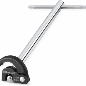 11" Basin Wrench, Sink Wrench, Adjustable Tap Nut Spanner Basin Spanner, Capacity of 3/8" to 1-1/4" for Fixing Back and Union Nuts under Sink