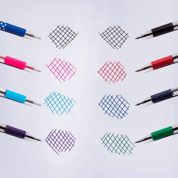 RSVP Ballpoint Pen, (0.7Mm), Fine Line, Black Ink, Pack of 5 (BK90PF5A) - Image 2