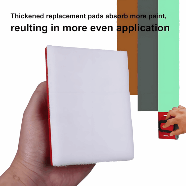 Paint Edger Trimmer with 2 Replacement Pads | Precision Trim Painting Tool for Walls, Ceilings & Corners - Straight Edge Painting Kit for Flawless Cutting-In - Image 6