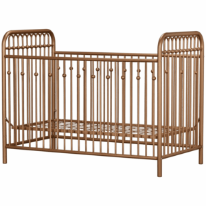Monarch Hill Ivy Metal Crib, Gold