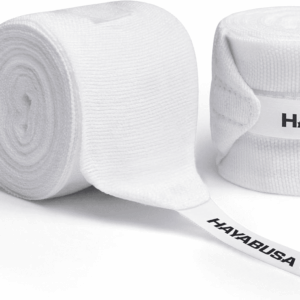 Gauze Boxing Hand Wraps for Men and Women Starter Thumb with Loop Hook & Loop Closure- White, 180 Inches