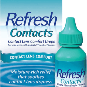 Contacts, Contact Lens Comfort Drops for Use with Contact Lenses, 0.4 Fl Oz (12 Ml)