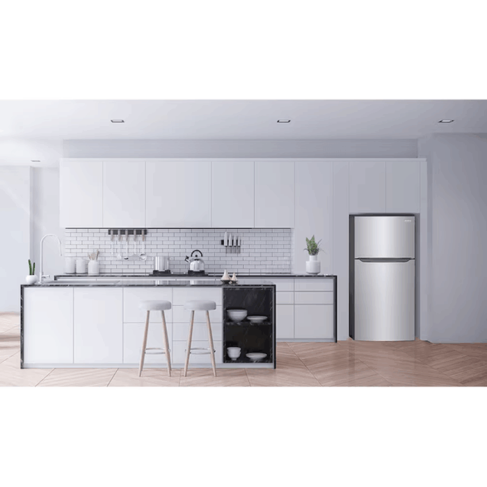 18.3-Cu Ft Top-Freezer Refrigerator ( Easycare Stainless Steel ) Garage Ready - Image 9