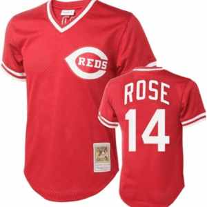 Pete Rose Cincinnati Reds Men'S Red Batting Practice Jersey