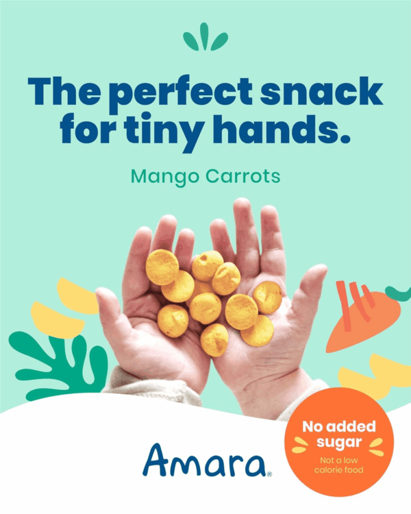 Smoothie Melts - Mango Carrot - Baby Snacks Made with Fruits and Vegetables - Healthy Toddler Snacks for Your Kids Lunch Box - Organic Plant Based Yogurt Melts - 6 Resealable Bags - Image 2