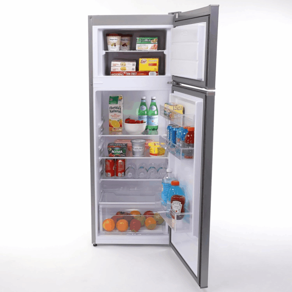 WBRT73S Apartment Refrigerator Freestanding Slim Design Full Fridge with Top Freezer for Condo, House, Small Kitchen Use, 7.4 Cu.Ft, Metallic - Image 3