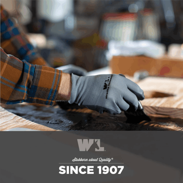Pack Nitrile Work Gloves | Lightweight, Abrasion Resistant, Blue/Grey | Large - Image 7