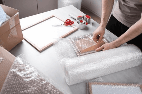 [72 Total Feet] Perforated Bubble Wrap Roll [2 Pack - 12Inch X 36Ft Rolls] Cushioning Packing Wrap for Moving Shipping Packaging with 10 Fragile Stickers, Clear - Image 5