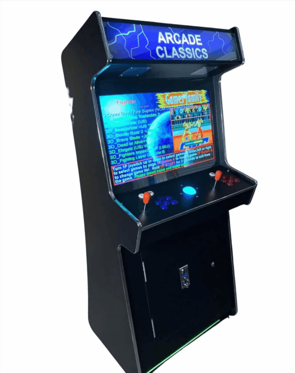 Full Size Commercial Grade Upright Standup Arcade Machine 2 Player 4500 Games 32 Inch Screen Black with 2 Shooting Guns - Image 4