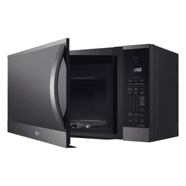 1.8-Cu Ft 29.88-In Over-The-Range Microwave with Sensor Cooking ( Printproof Black Stainless Steel ) - Image 7