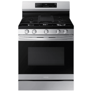 30-In 5 Burners 6.0-Cu Ft Air Fry Convection Oven Freestanding Natural Gas Range ( Fingerprint Resistant Stainless Steel )