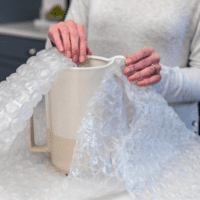 Max Strength Bubble Cushioning Wrap for Moving & Shipping, 60 FT Large Bubble Packing Wrap, Heavy Duty Protection for Mailing & Packaging Boxes, Clear Bubble Roll Supplies Perforated Every 12 IN - Image 3