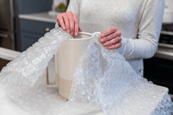 Max Strength Bubble Cushioning Wrap for Moving & Shipping, 60 FT Large Bubble Packing Wrap, Heavy Duty Protection for Mailing & Packaging Boxes, Clear Bubble Roll Supplies Perforated Every 12 IN - Image 3