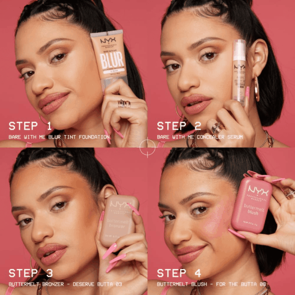 Buttermelt Powder Blush, Fade and Transfer-Resistant Blush, up to 12HR Make up Wear, Vegan Formula - for the Butta - Image 10