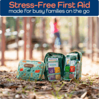 Keepgoing Travel First Aid Kit for Kids – 130 Pc. for Car, Home, Purse, Diaper Bag & Backpack with Latex-Free Bandages - Mini First Aid Kit Travel Size Tsa-Approved - Image 4