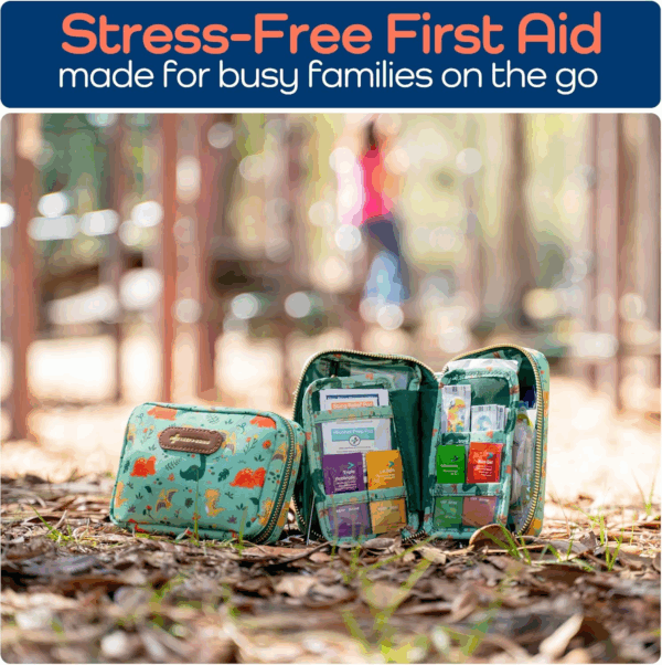 Keepgoing Travel First Aid Kit for Kids – 130 Pc. for Car, Home, Purse, Diaper Bag & Backpack with Latex-Free Bandages - Mini First Aid Kit Travel Size Tsa-Approved - Image 4